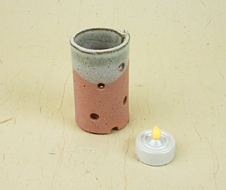 信楽焼LED置き灯篭