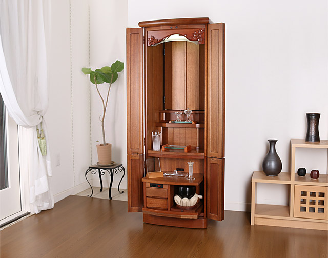 中古マホガニ厨子仏具について