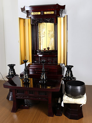 タモ家具調仏壇のイメージ