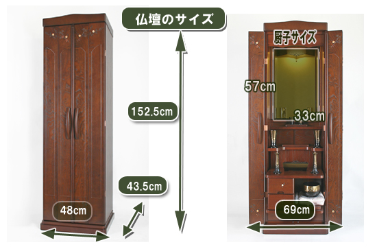 象目家具調のサイズ