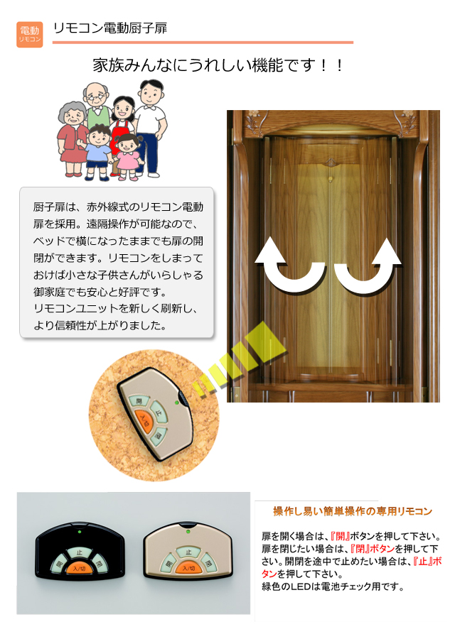 もちろんリモコン電動