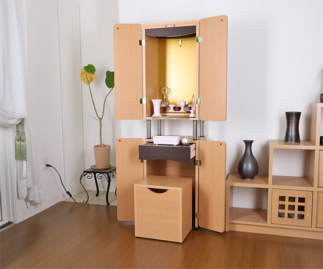 ポメリーのLEDと彩光厨子